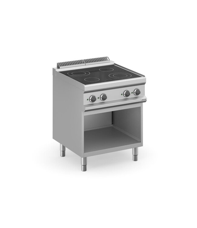 Elektrisch fornuis Magistra Plus 700 | 4 Pits | Keramisch | Met onderkast | 2x 1,8kW + 2x 2,5kW | (H)85x(B)70x(D)71,4cm