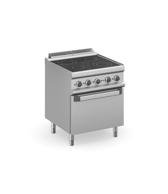 Elektrisch fornuis Magistra Plus 700 | 4 Pits | Keramisch | Met oven | 2x 1,8kW + 2x 2,5kW | (H)85x(B)70x(D)71,4cm