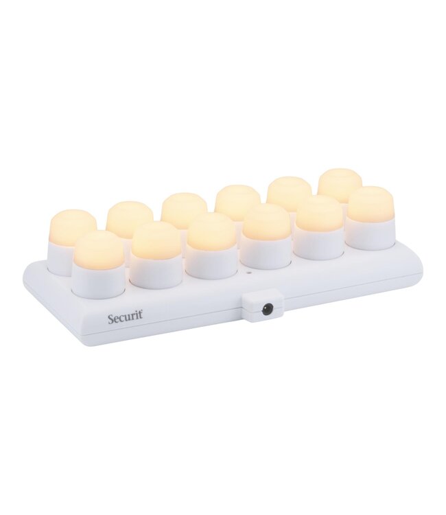 LED Theelichten set Amsterdam | Warm wit licht | 12 Stuks