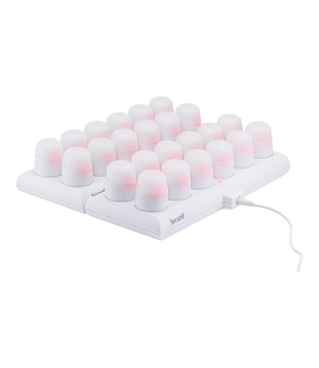 LED Theelichten set Amsterdam | Warm wit licht | 12 Stuks