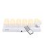 Securit LED Theelichten set Amsterdam | Warm wit licht | 12 Stuks