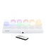 LED Theelichten set Amsterdam RGB | Multicolor | 12 Stuks