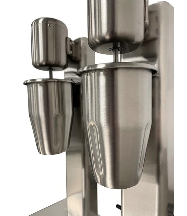 Milkshake mixer Chef Line | Dubbel | Met 2 RVS bekers