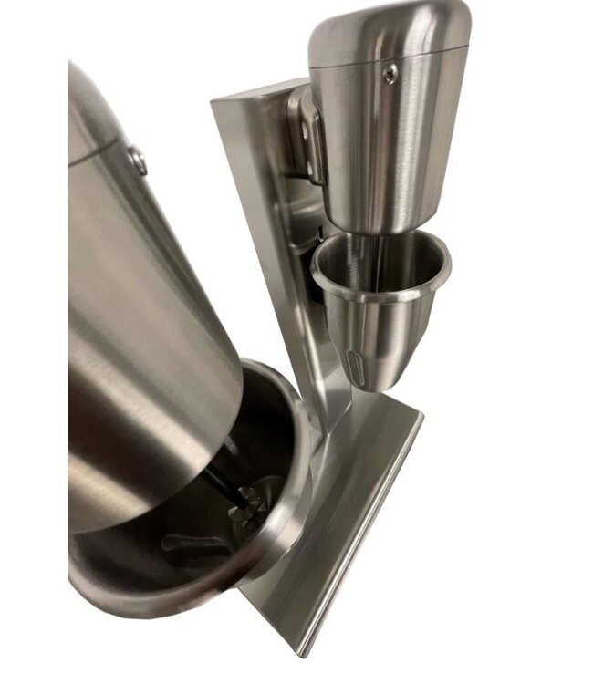 Milkshake mixer Chef Line | Dubbel | Met 2 RVS bekers