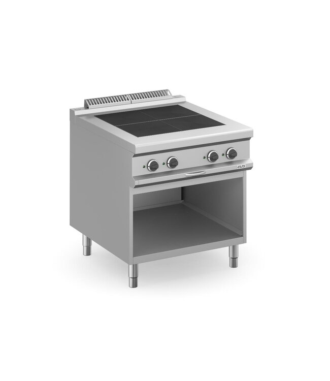 Elektrisch fornuis Magistra Plus 900 | 4 Zones | Met onderkast | 4x 2,5kW | (H)85x(B)80x(D)90cm