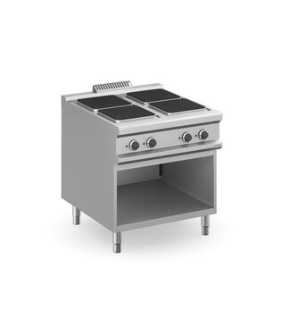 MBM Elektrisch fornuis Magistra Plus 900 | 4-Pits | Met onderkast | 2x 3kW + 2x 4kW| (H)85x(B)80x(D)90cm