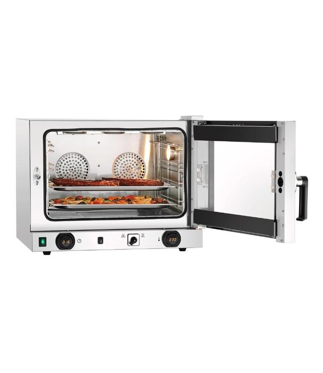 Heteluchtoven AT230-MDI | Met vochtfunctie en zijdelingse deuraanslag