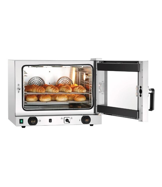 Heteluchtoven AT230-MDI | Met vochtfunctie en zijdelingse deuraanslag