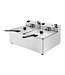 Friteuse Buffalo | 5 + 5 Liter | Digitale timer | 2x 2,8kW