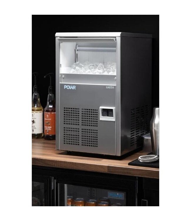 IJsblokjesmachine Polar | Holle ijsblokjes | 21kg/24u | 4 kg bunker