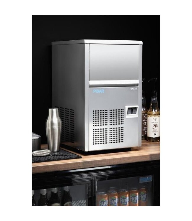 IJsblokjesmachine Polar | Holle ijsblokjes | 21kg/24u | 4 kg bunker