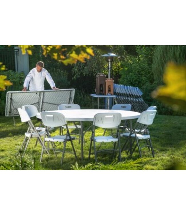 Buffettafel | Inklapbaar | Rond | 180cm