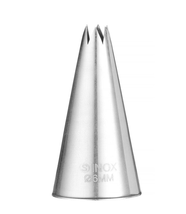 Spuitmondjes set | Ster | Gekarteld | 7 Stuks