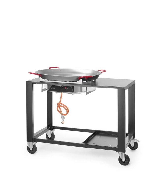 Paella brander Fiesta XL met ⌀80cm pan | Staand model | Propaan