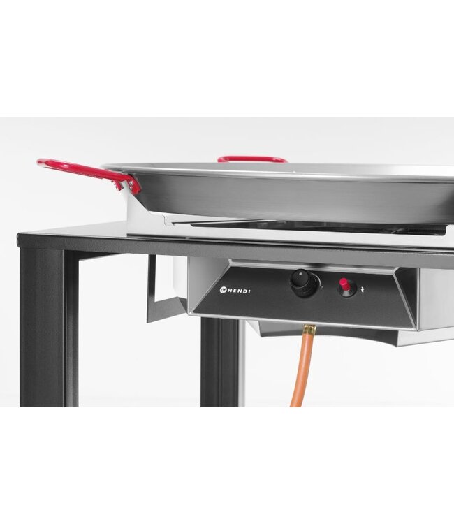 Paella brander Fiesta XL met ⌀80cm pan | Staand model | Propaan