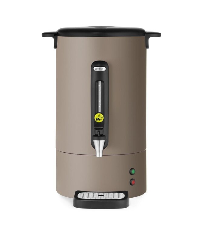 Percolator UNIQ | 14 Liter | Met non-drip kraan | Taupe