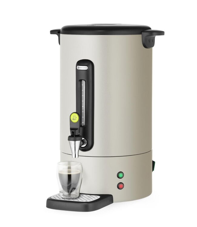 Percolator UNIQ | 14 Liter | Met non-drip kraan | Lichtgrijs