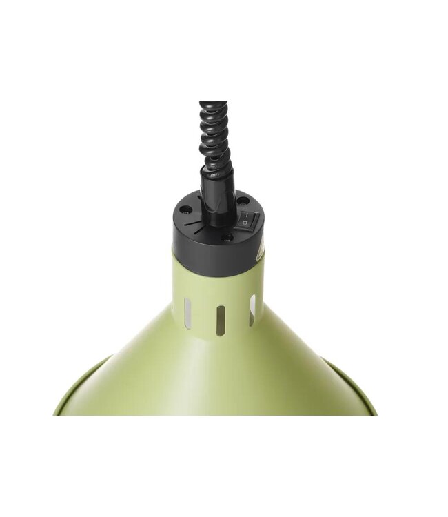 Warmtelamp verstelbaar conisch | Infrarood | Groen | 27,5x(H)25cm