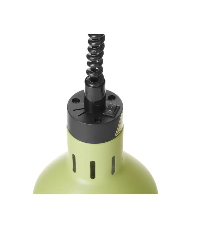 Warmtelamp verstelbaar cilindrisch | Infrarood | Groen | 17,5x(H)25cm