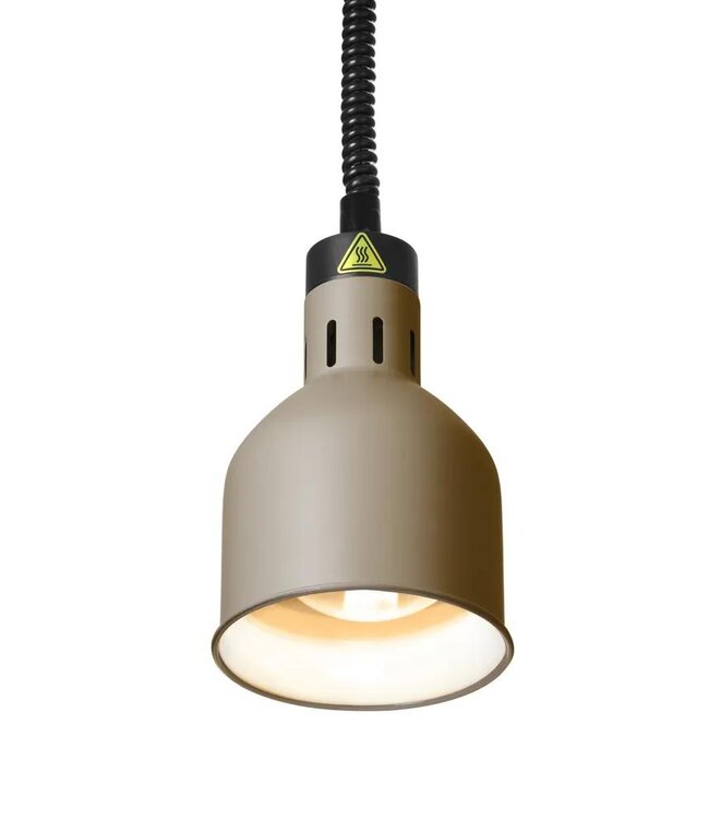 Warmtelamp verstelbaar cilindrisch | Infrarood | Beige | 17,5x(H)25cm
