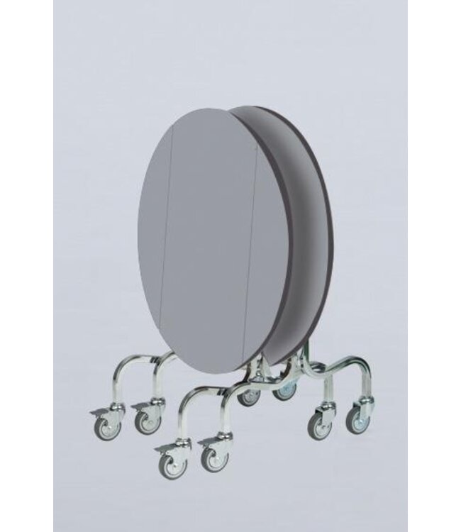 Roltafel Pleiadi R | Roomservice | Rond | Opklapbaar