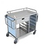 Rocam A-Care Roomservice trolley serveerwagen | Met onderkast | 5x 1/1GN + 4x 50x50 vaatwaskorven