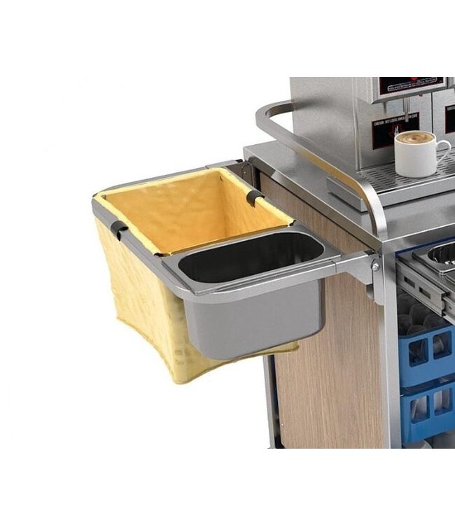 A-Care Roomservice trolley serveerwagen | Met onderkast | 5x 1/1GN + 4x 50x50 vaatwaskorven