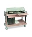 Rocam Serveerwagen Artemide REF 3/1 met koelvitrine | 3x 1/1GN | +2 tot +8 graden