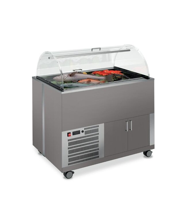Gekoelde buffetwagen Giunone RV | 3x 1/1GN | +2 tot +8 graden | Geventileerd