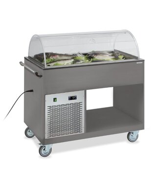 Rocam Gekoelde buffetwagen Zeus R | 3x 1/1GN | +2 tot +8 graden | Statisch