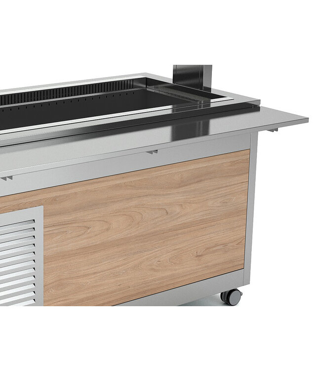 Gekoelde buffetwagen KIDS 3 RV | 3x 1/1GN | Geventileerd | Laag model