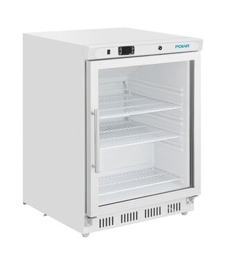 Polar Koelkast glazen display deur | 150L | (H)85,5x(B)60x(D)63,5cm
