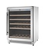 Wijnklimaatkast Polar | Enkele zone | +5 tot +18 graden | 47 flessen | (H)82x(B)59,5x(D)62,5cm