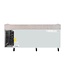 Pizzawerkbank geforceerde koeling | 3 Deurs | (H)100x(B)202x(D)80cm