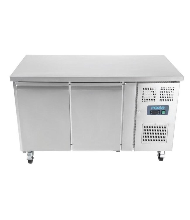 Koelwerkbank RVS | 2 Deurs | 282L | (H)85x(B)136x(D)70cm