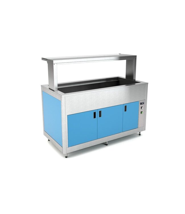 Horeca buffetwagen KIDS 4 N | 4x 1/1GN | Ongekoeld | Laag model