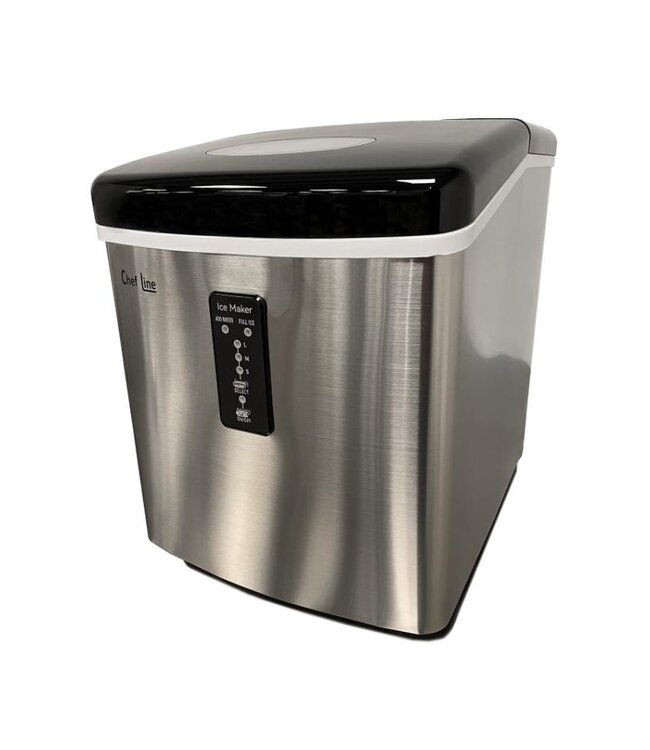 IJsblokjesmachine Chef Line | Handmatig water vullen | Holle ijsblokjes | 12kg/24u | 3,2kg bunker