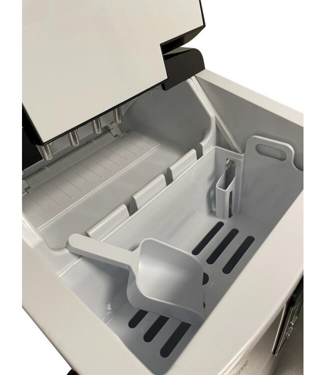 IJsblokjesmachine Chef Line | Handmatig water vullen | Holle ijsblokjes | 12kg/24u | 3,2kg bunker