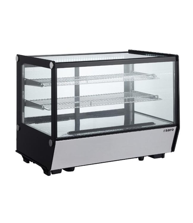 Koelvitrine Alice 120 | Tafelmodel | 120 Liter | Recht glas