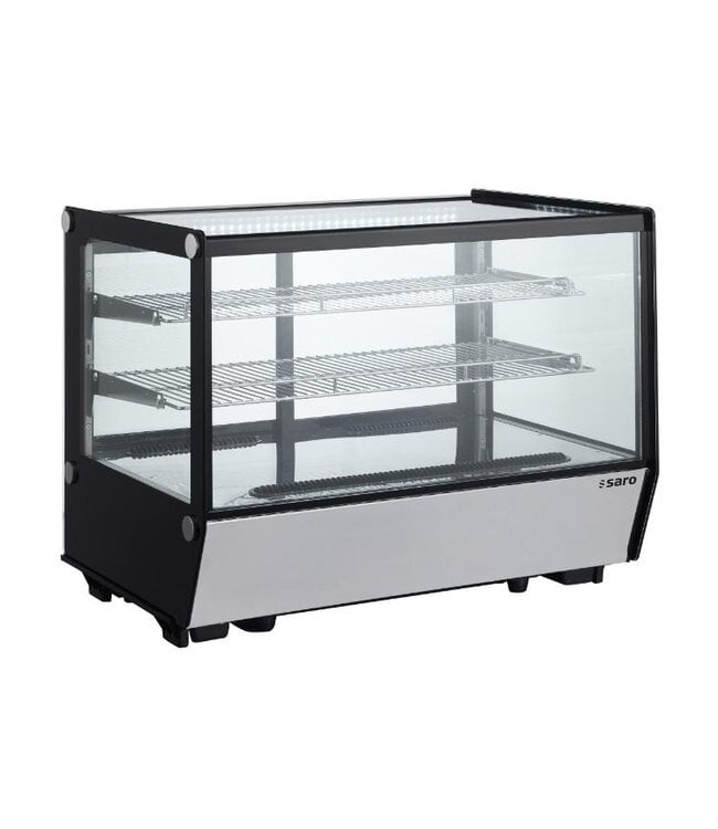 Koelvitrine Alice 202 | Tafelmodel | 200 Liter | Recht glas