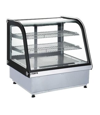 Saro Drop-in koelvitrine Irene 120 BI | 115 Liter | Gebogen glas
