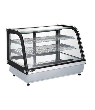 Saro Drop-in koelvitrine Irene 160 BI | 146 Liter | Gebogen glas