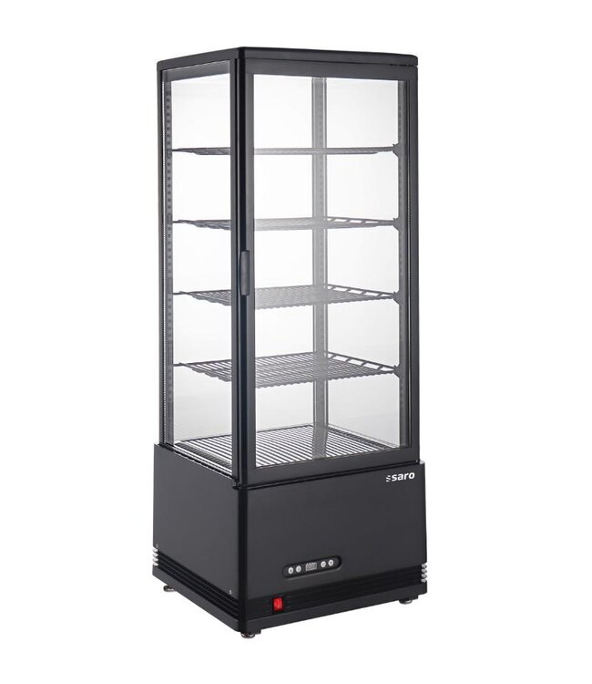 Koelvitrine SC 100 AV | Tafelmodel | 98 Liter | Zwart