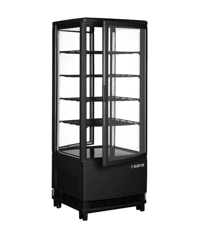 Koelvitrine SC 100 DT | Tafelmodel | 98 Liter | Zwart