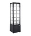 Saro Hoge koelvitrine Leo | 270 Liter | Verrijdbaar | Zwart