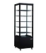 Saro Hoge koelvitrine Lenn | 500 Liter | Verrijdbaar | Zwart