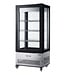 Saro Hoge koelvitrine Lucia | 550 Liter | Verrijdbaar | Zwart