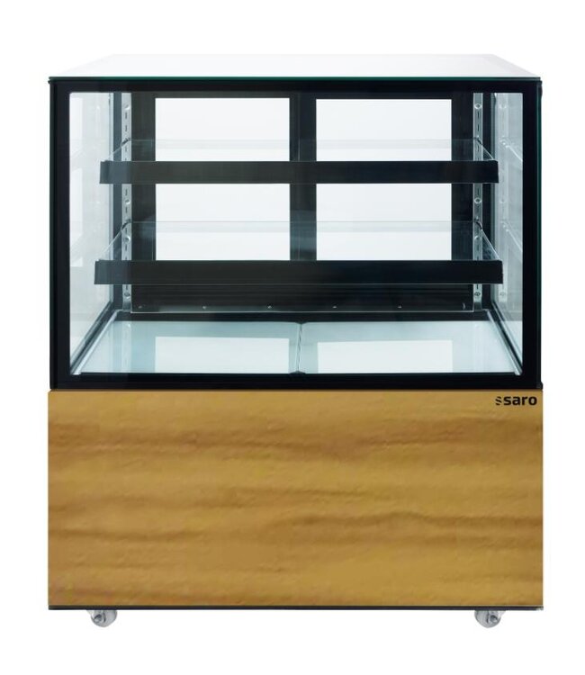 Gebaksvitrine Maxime | 300 Liter | Verrijdbaar | Hout