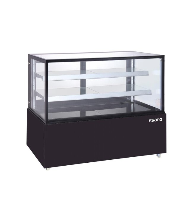 Gebaksvitrine Marion | 410 Liter | Verrijdbaar | Zwart