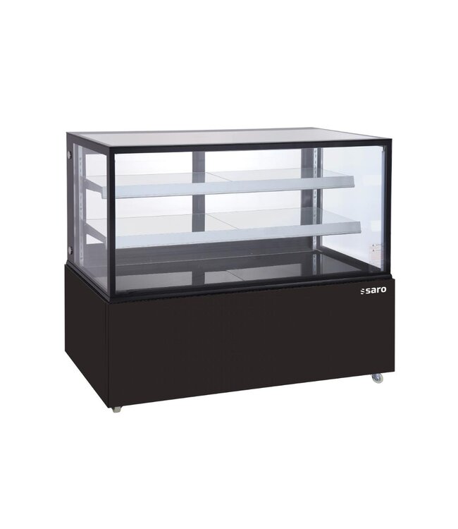 Gebaksvitrine Vanessa | 510 Liter | Verrijdbaar | Zwart